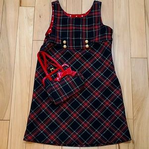 Children's Place plaid Christmas Dress